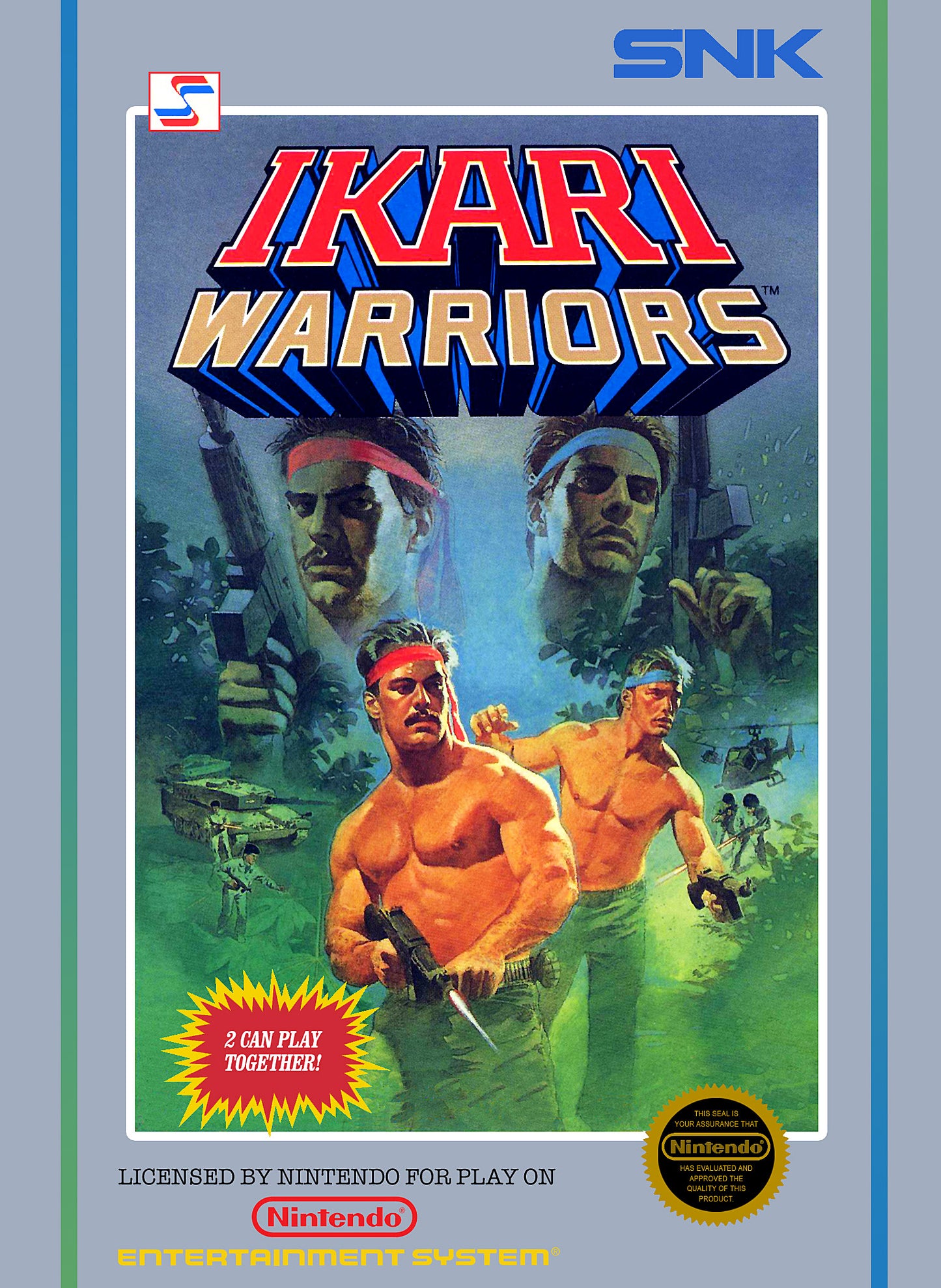 IKARI WARRIORS  - NES (W/BOX & MANUAL)