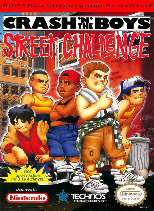 CRASH 'N' THE BOYS: STREET CHALLENGE  - NES (W/BOX & MANUAL)