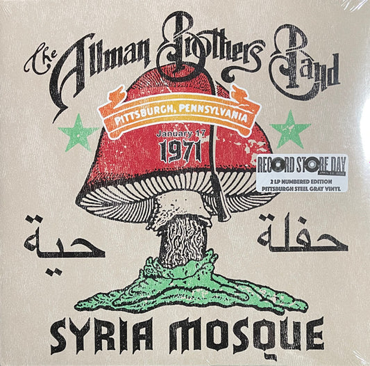 THE ALLMAN BROTHERS BAND - SYRIA MOSQUE: PITTSBURGH, PA JANUARY 17, 1971 (VINYL)