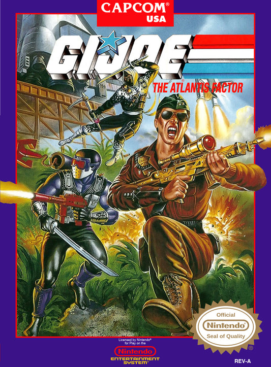 G.I. JOE: THE ATLANTIS FACTOR  - NES (W/BOX)