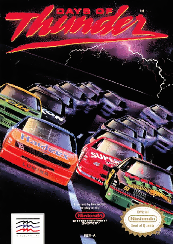 DAYS OF THUNDER  - NES (W/BOX & MANUAL)