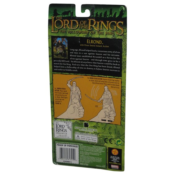 LORD OF THE RINGS: ELROND WITH ELVEN SWO - TOY BIZ-2003