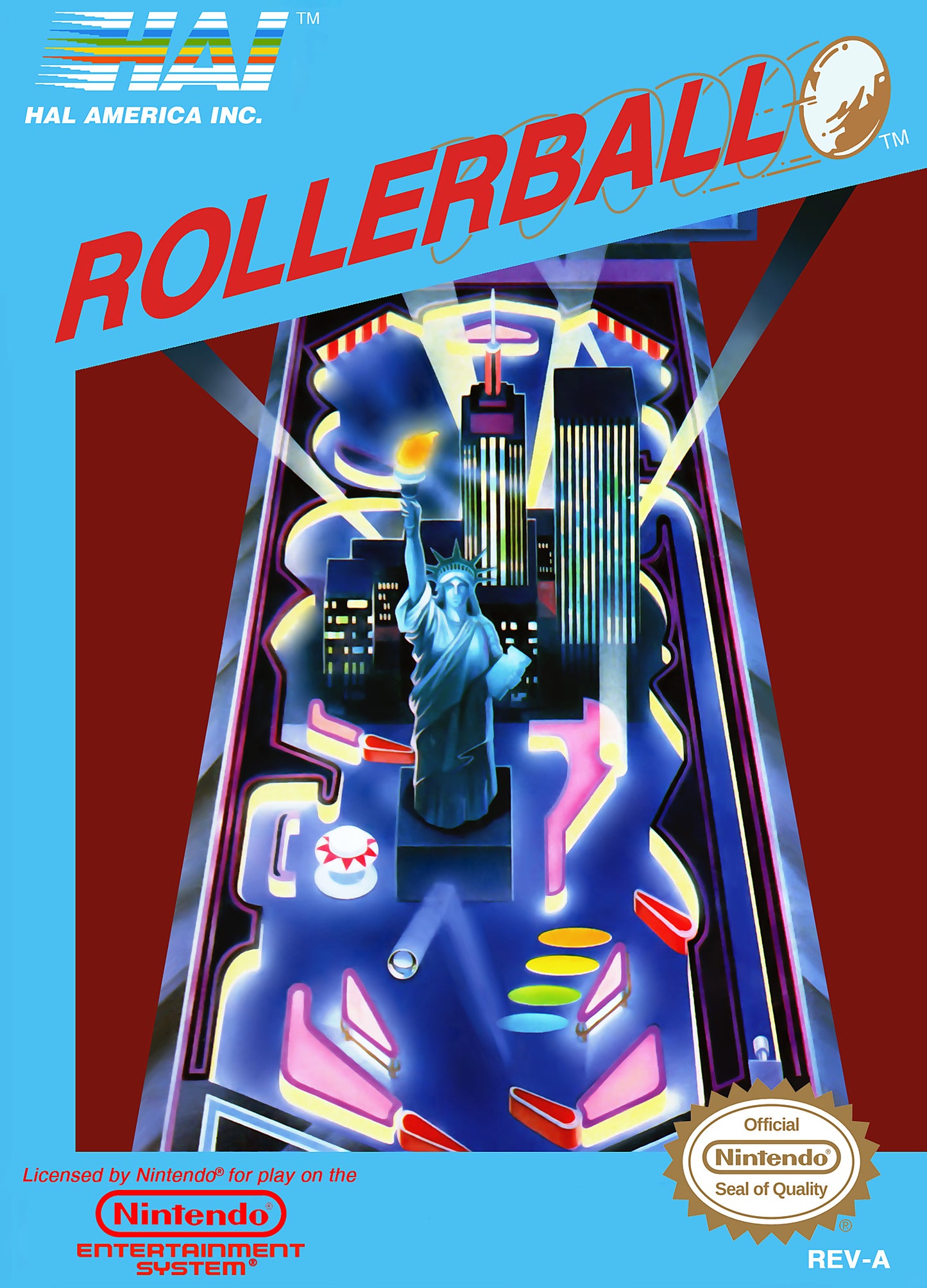 ROLLERBALL  - NES (W/BOX)