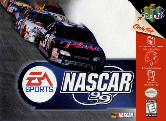 NASCAR 99  - N64 (W/BOX)