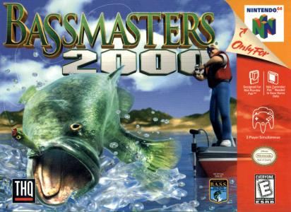 BASS MASTERS 2000 (BLUE CART)  - N64 (CARTRIDGE ONLY)