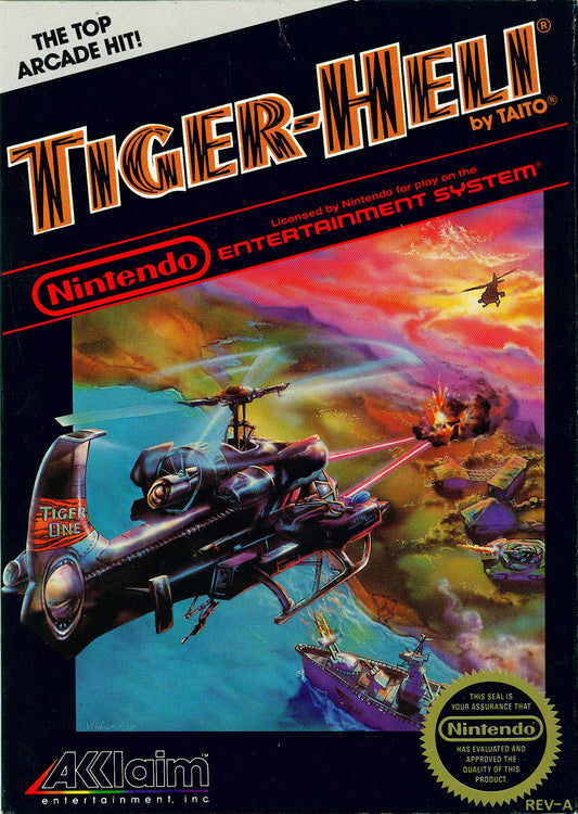 TIGER-HELI  - NES (W/BOX & MANUAL)