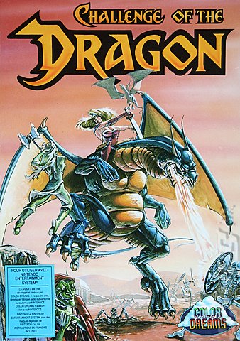 CHALLENGE OF THE DRAGON  - NES (W/BOX & MANUAL)