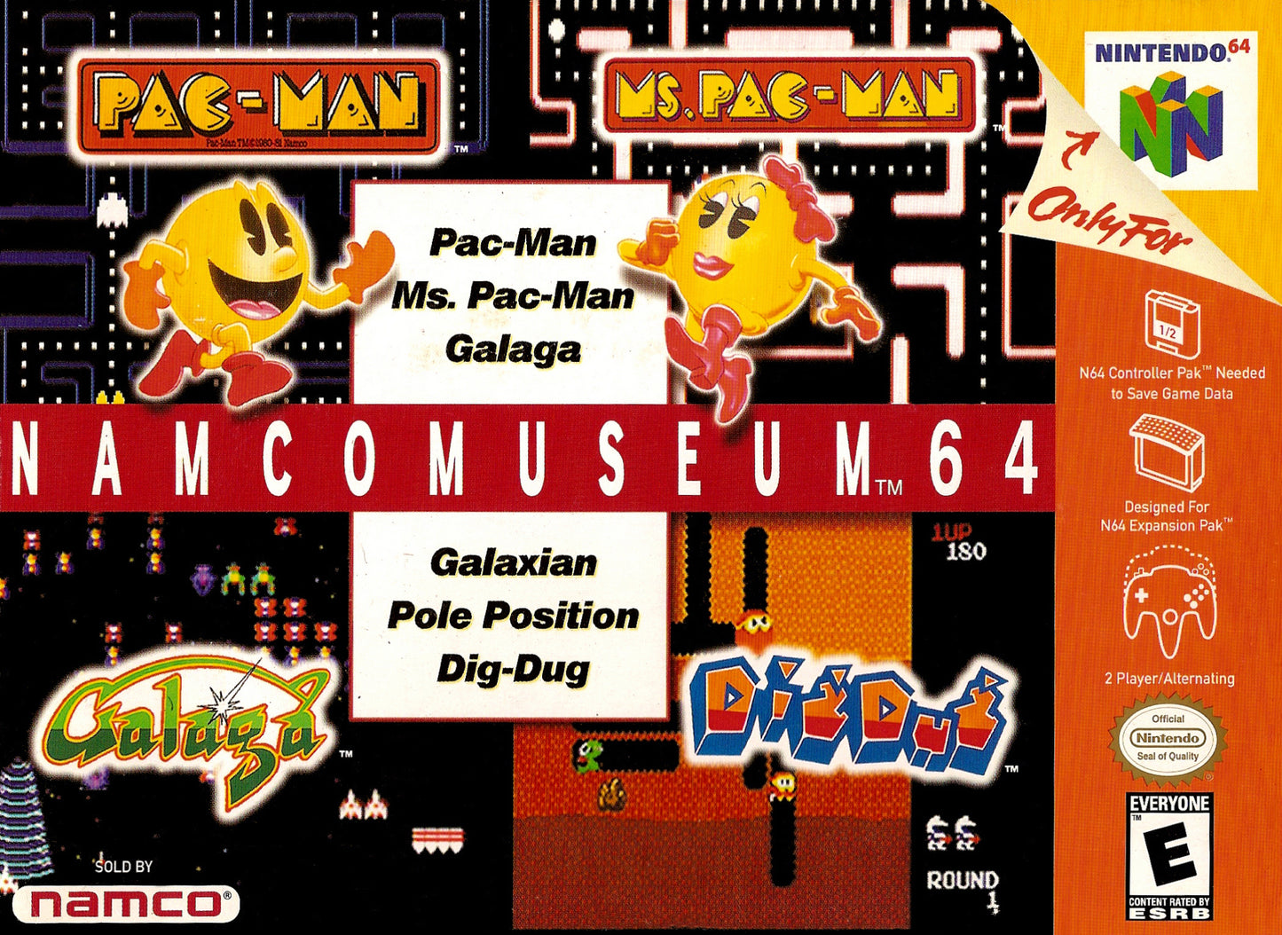 NAMCO MUSEUM  - N64 (W/BOX)