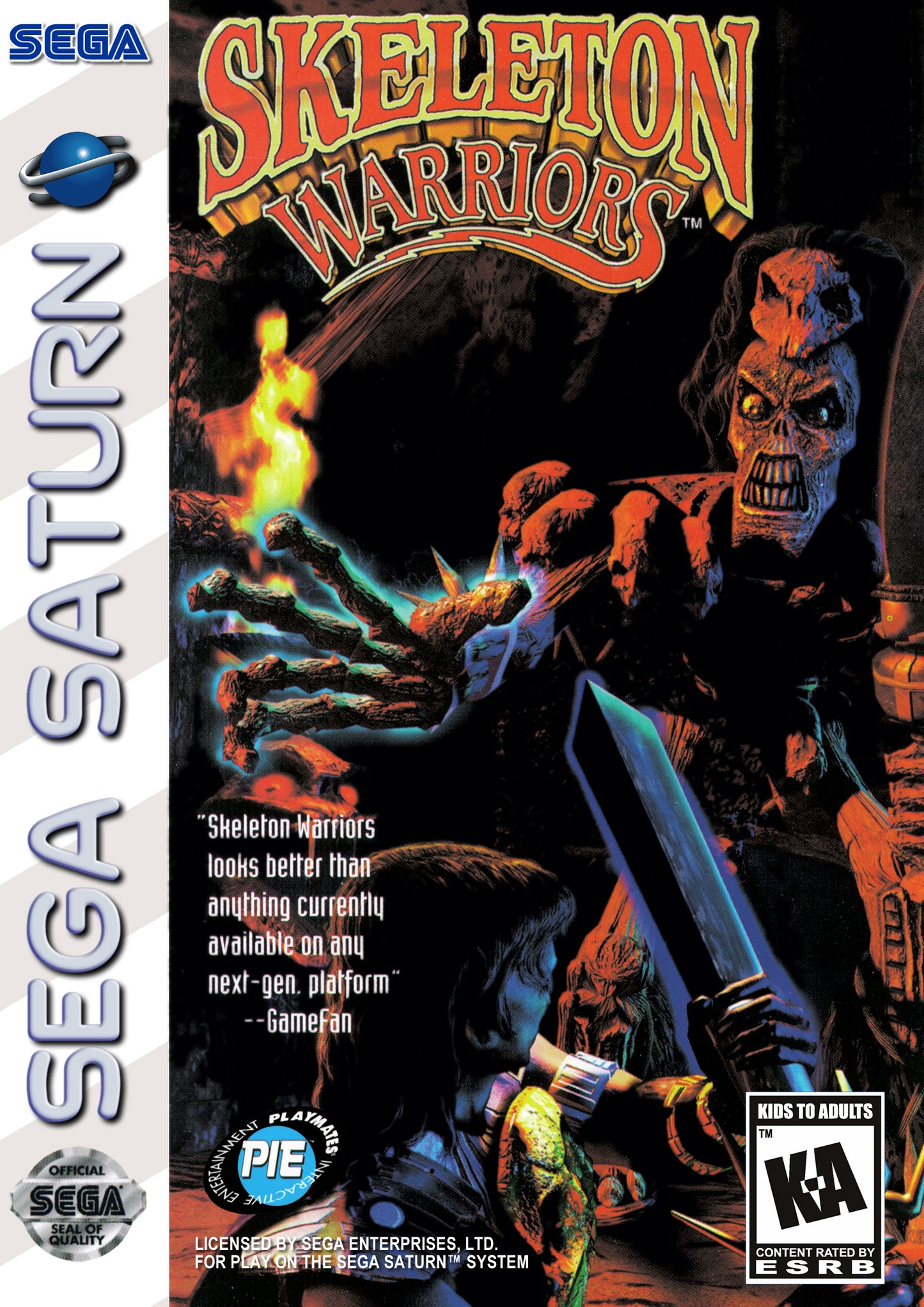 SKELETON WARRIORS  - SATURN