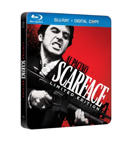 SCARFACE (LIMITED EDITION STEELBOOK BLU-RAY+DIGITAL COMBO) (1983) [BLU-RAY] (BILINGUAL)