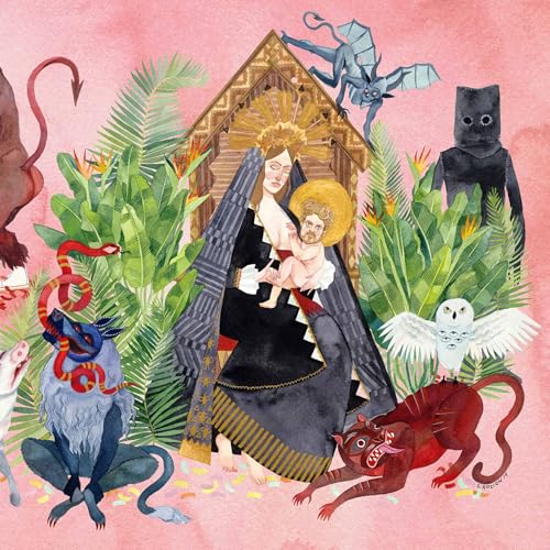 FATHER JOHN MISTY - I LOVE YOU, HONEYBEAR SINGLE LP PEARLESCENT RED