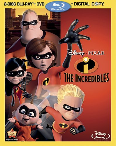 THE INCREDIBLES [BLU-RAY + DVD + DIGITAL COPY]