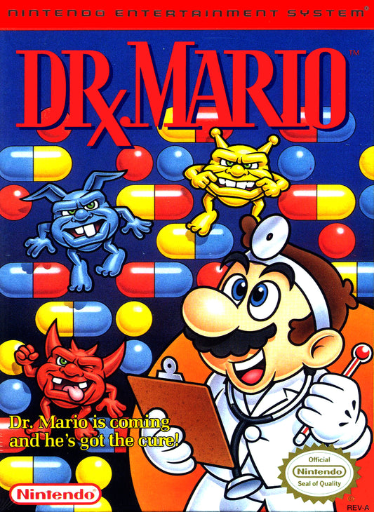 DR. MARIO  - NES (W/BOX & MANUAL)