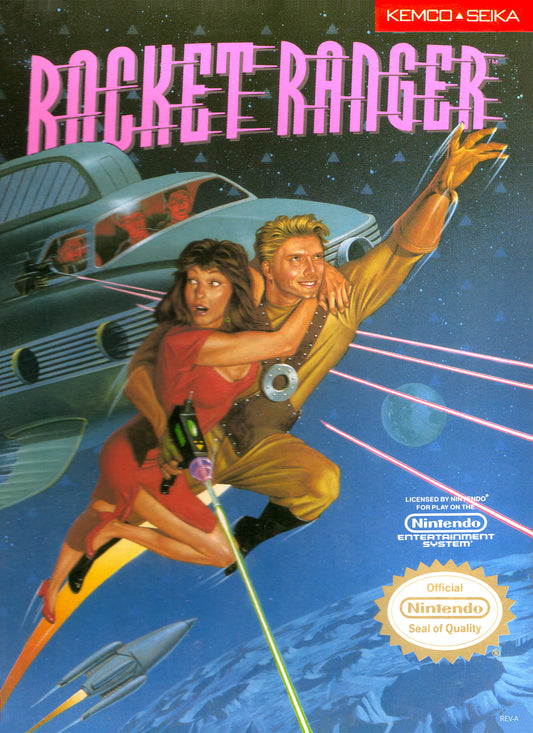 ROCKET RANGER  - NES (W/BOX & MANUAL)