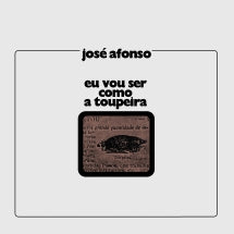 JOSE AFONSO - EU VOU SER COMO A TOUPEIRA [CD]