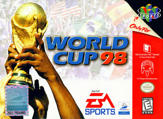 WORLD CUP 98  - N64 (W/BOX & MANUAL)