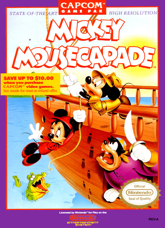 MICKEY MOUSECAPADE  - NES (W/BOX)