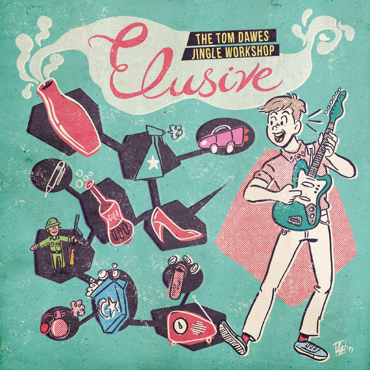 DAWES, TOM - ELUSIVE: THE TOM DAWES JINGLE WORKSHOP (COKE BOTTLE CLEAR VINYL)