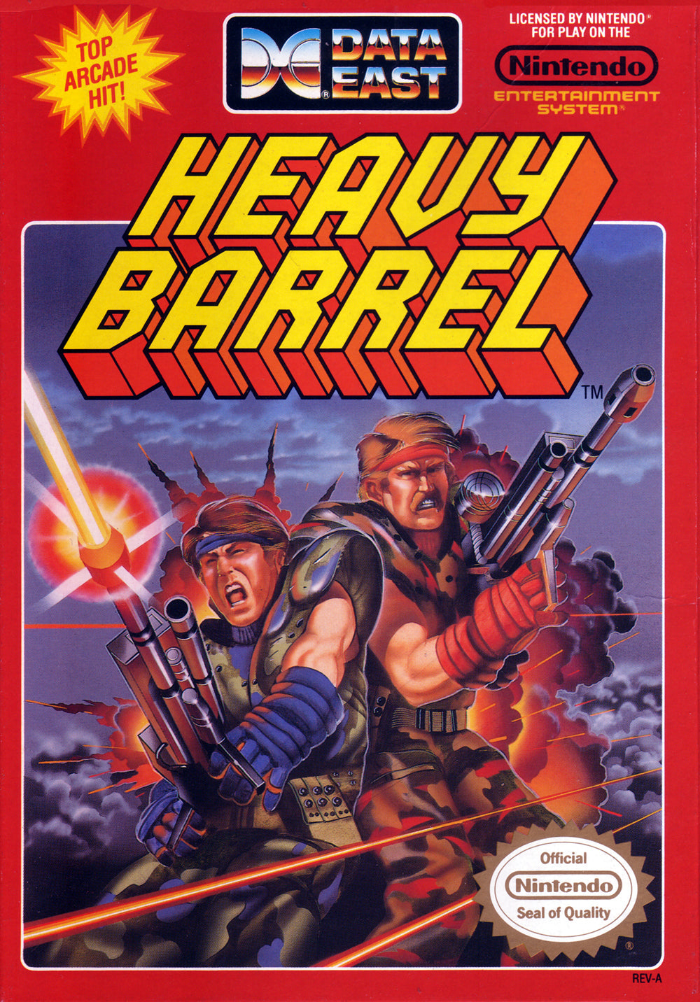 HEAVY BARREL  - NES (W/BOX)