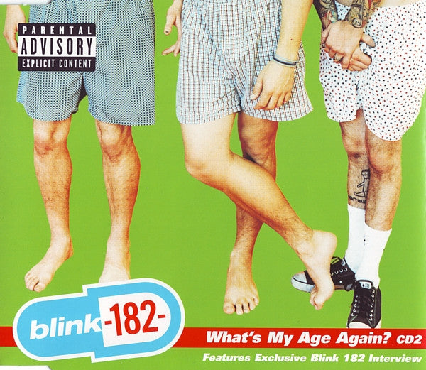 BLINK 182  - WHAT'S MY AGE AGAIN (GERMAN CDS)