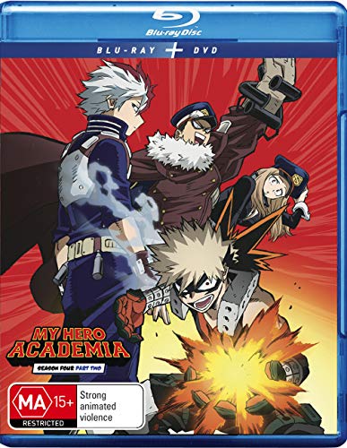 MY HERO ACADEMIA (ANIME)  - BLU-SEASON FOUR, PART TWO-INC. DVD COPY