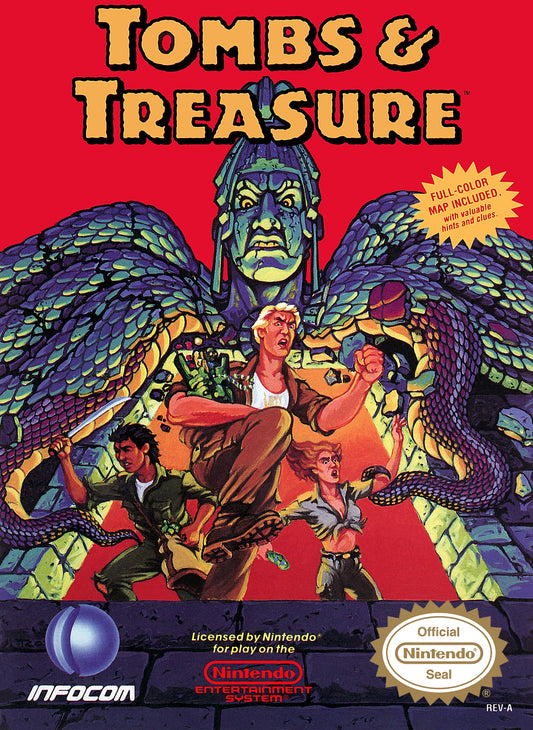 TOMBS & TREASURE  - NES (W/BOX)