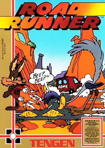 ROAD RUNNER  - NES (W/BOX)