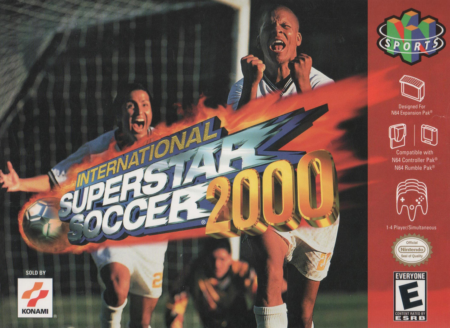 INTERNATIONAL SUPERSTAR SOCCER 2000  - N64 (W/BOX)