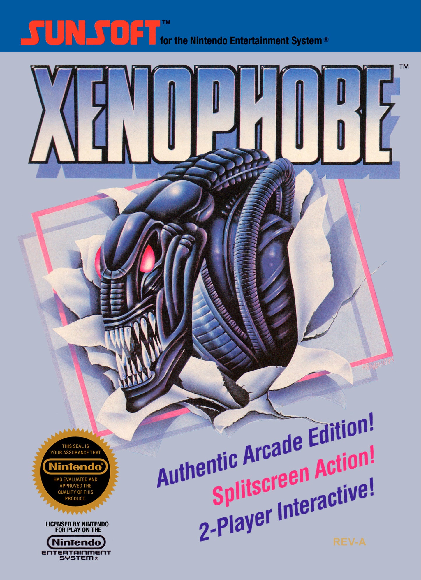 XENOPHOBE  - NES (W/BOX)