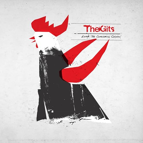 GITS - ENTER: THE CONQUERING CHICKEN - CLEAR W/BLACK & RED (VINYL)