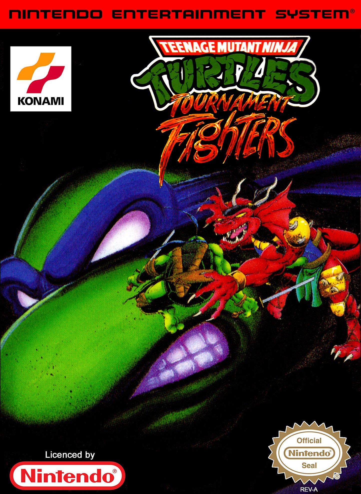 TEENAGE MUTANT NINJA TURTLES: TOURNAMENT  - NES (W/BOX & MANUAL)