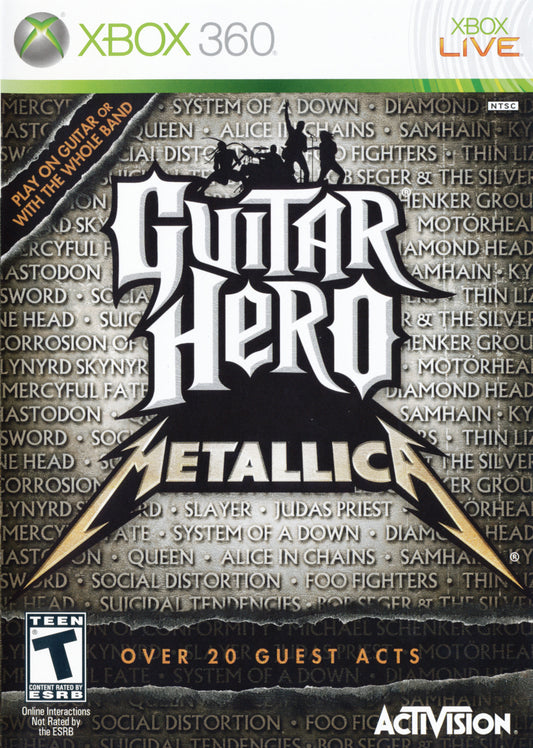 GUITAR HERO: METALLICA  - XBX360