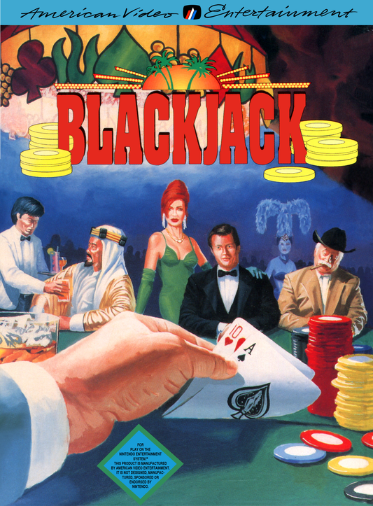 BLACKJACK  - NES (W/BOX)