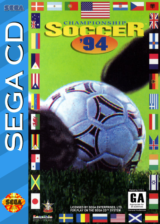 CHAMPIONSHIP SOCCER '94  - SEGACD