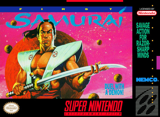 FIRST SAMURAI  - SNES (W/BOX & MANUAL)