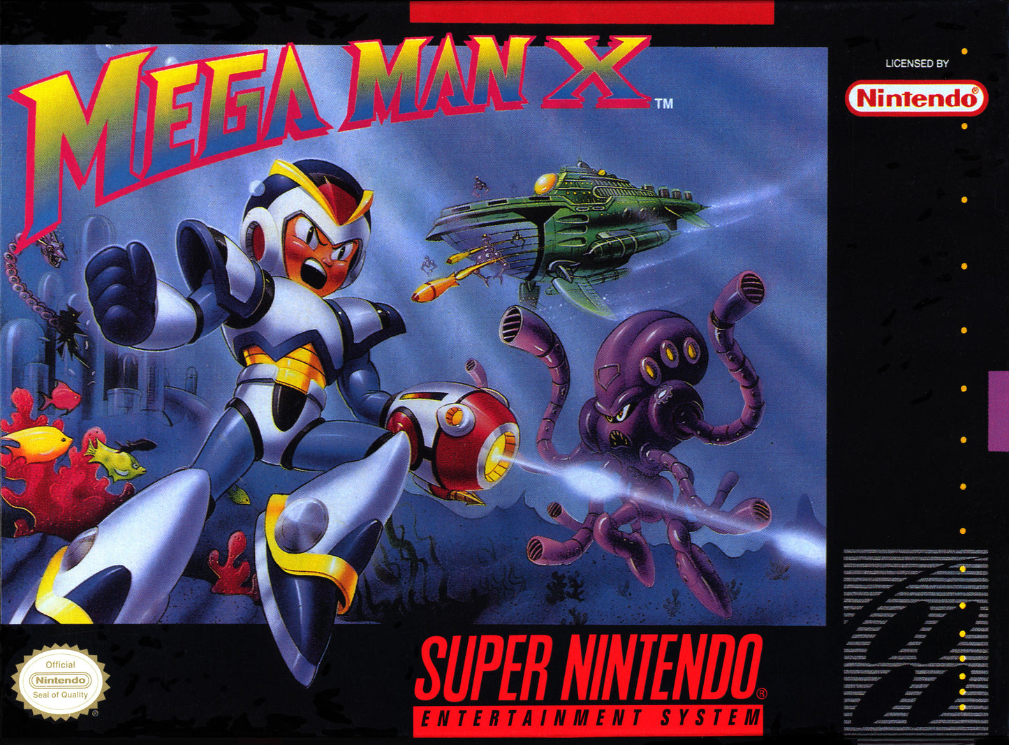 MEGA MAN X2  - SNES (W/BOX)