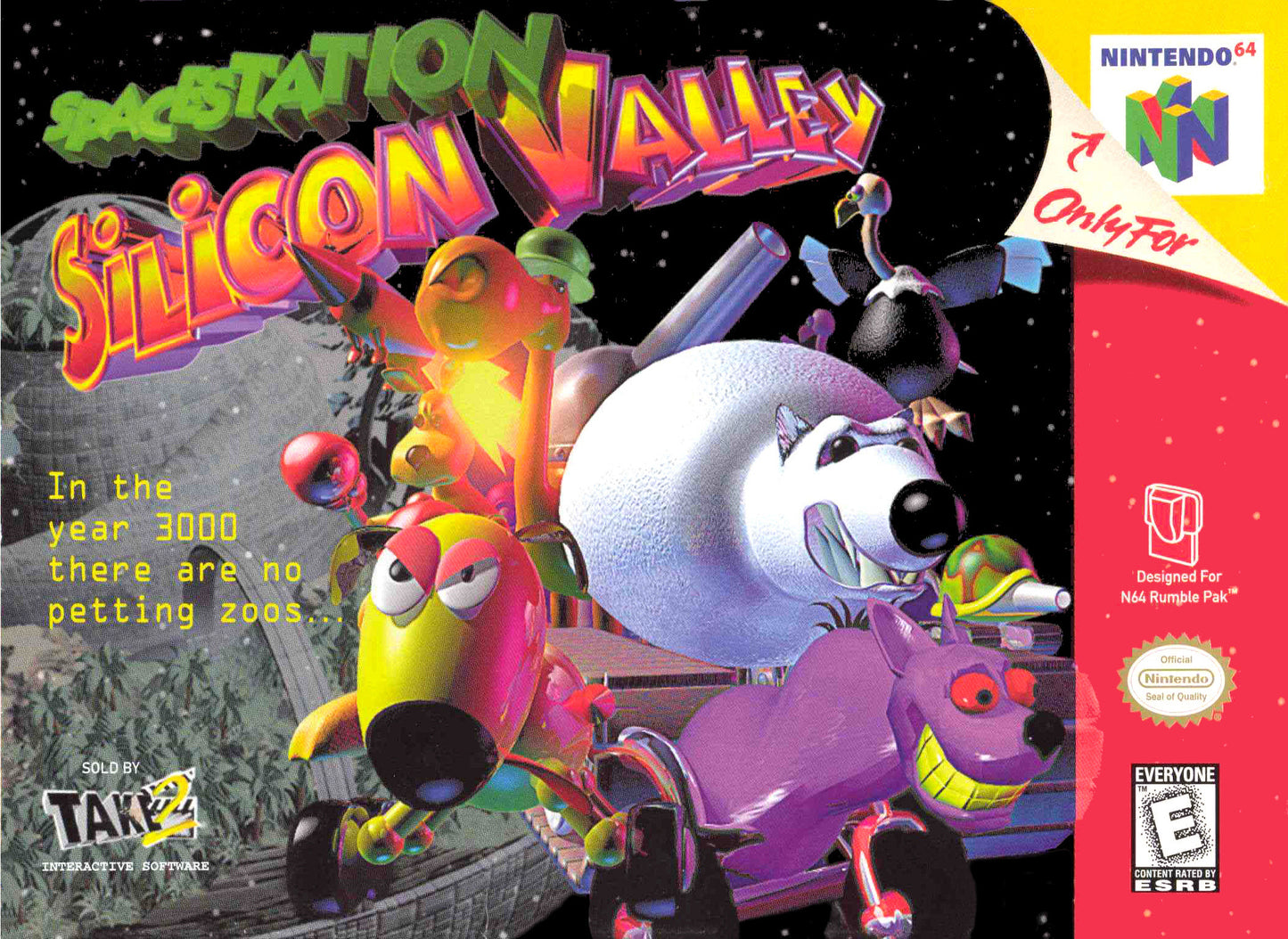 SPACE STATION SILICON VALLEY  - N64 (W/BOX & MANUAL)