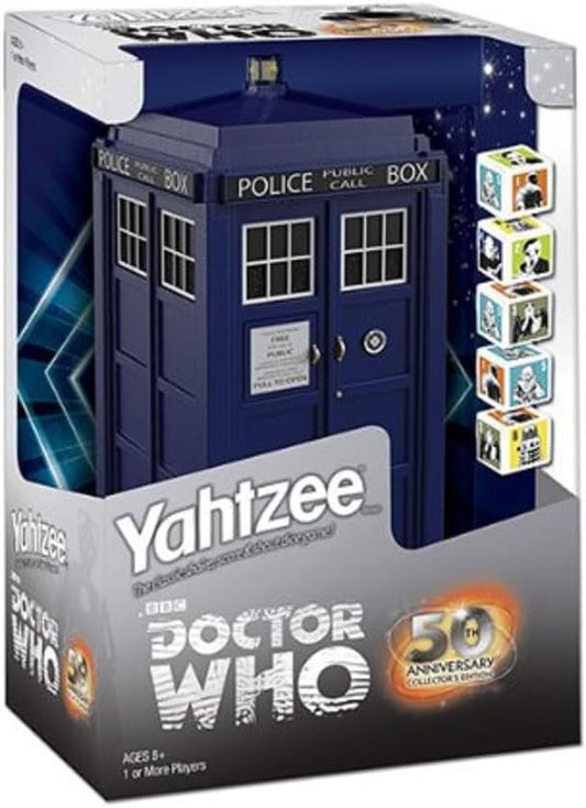 DOCTOR WHO: TARDIS: YAHTZEE - BOARD GAME-50TH