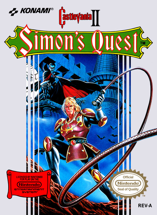 CASTLEVANIA II: SIMON'S QUEST  - NES (W/BOX)