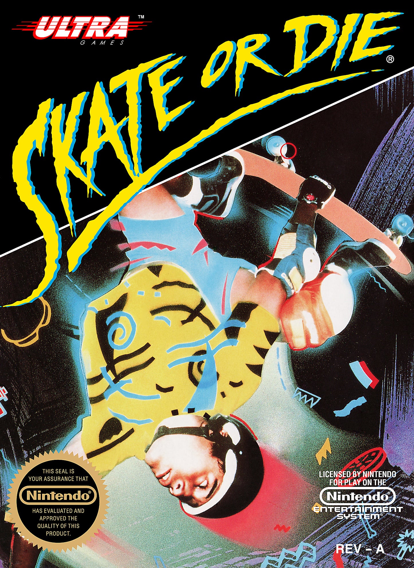 SKATE OR DIE  - NES (W/BOX)