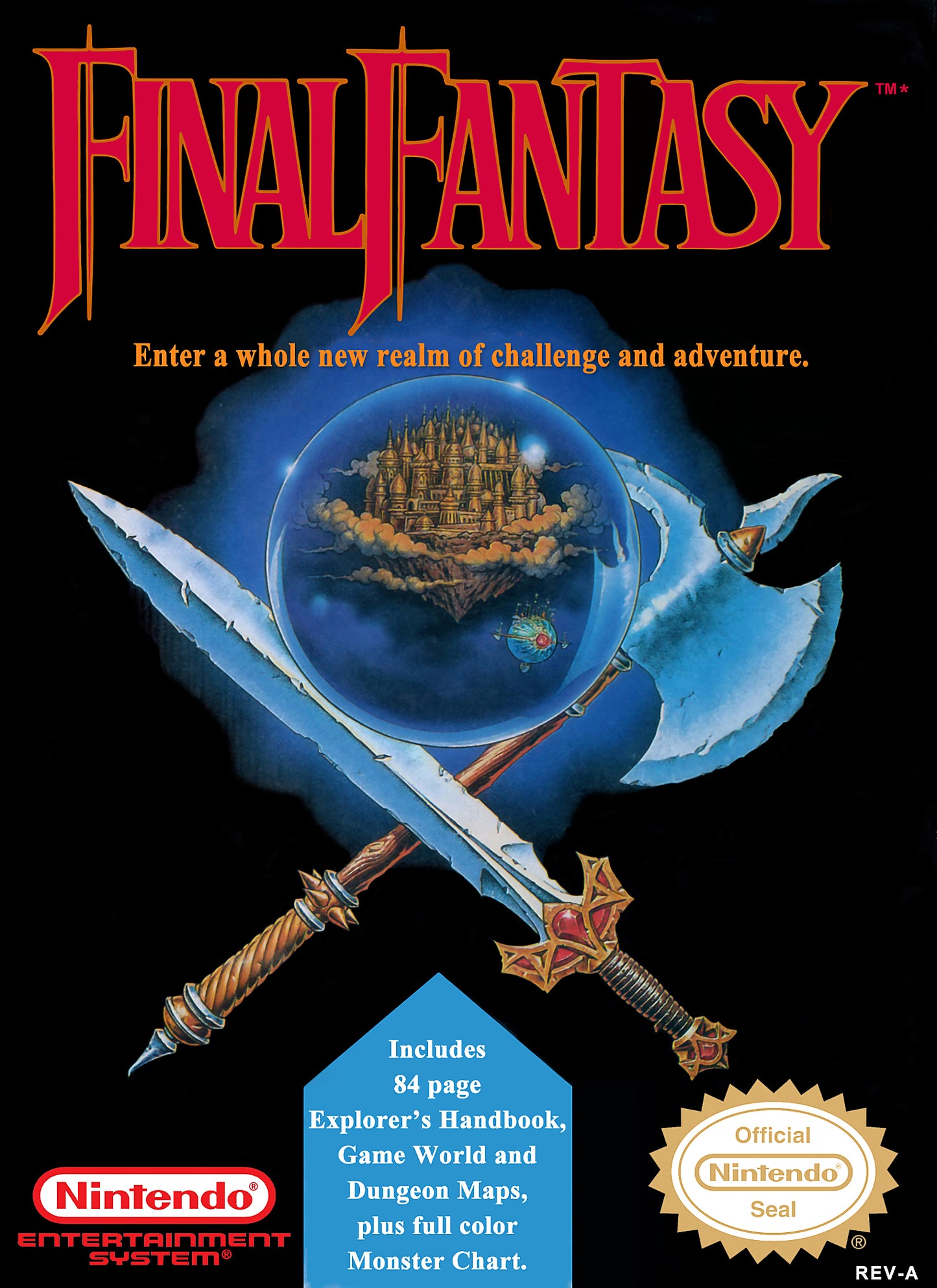 FINAL FANTASY  - NES (W/BOX & MANUAL)