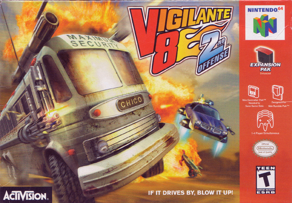 VIGILANTE 8: 2ND OFFENSE  - N64 (W/BOX)