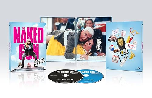 NAKED GUN: FROM THE FILES OF POLICE - BLU-4K-INC. BLU COPY-STEELBOOK-25TH ANN