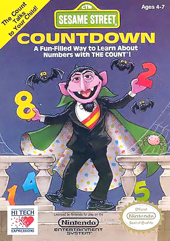 SESAME STREET COUNTDOWN  - NES