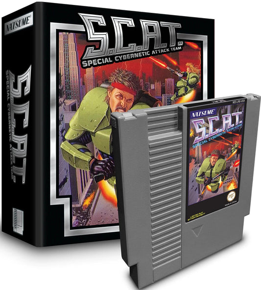 S.C.A.T.: SPECIAL CYBERNETIC ATTACK TEAM - NES- LIMITED RUN BOXSET (SEALED)