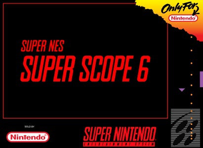 SUPER SCOPE 6  - SNES (W/BOX & MANUAL)