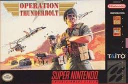 OPERATION THUNDERBOLT  - SNES (W/BOX & MANUAL)