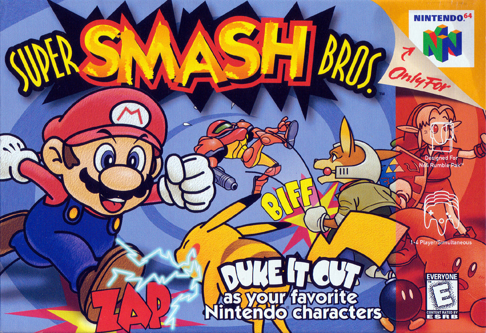 SUPER SMASH BROS.  - N64 (W/BOX & MANUAL)