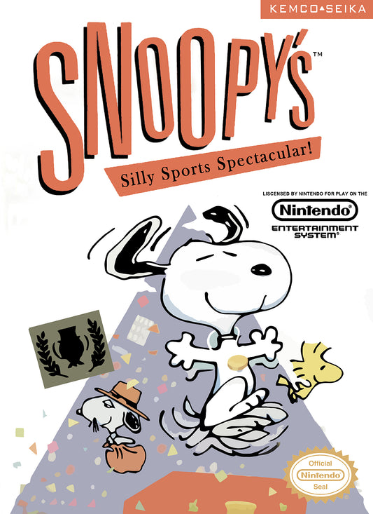 SNOOPY SILLY SPORTS  - NES