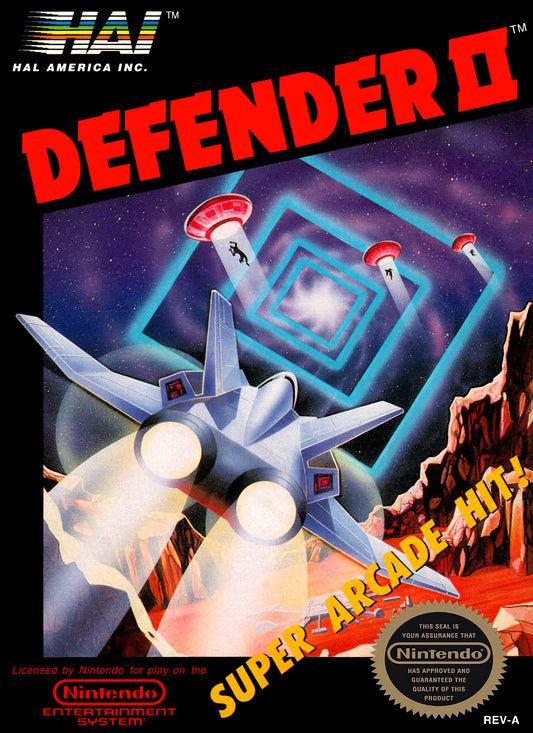 DEFENDER II  - NES (W/BOX & MANUAL)